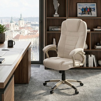 Kancelářské křeslo CHESNUT béžová 1