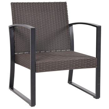 Balkonový set CHILL černá/šedá/hnědá 5