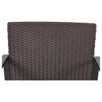 Balkonový set CHILL černá/šedá/hnědá 8