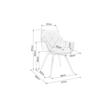 Jídelní židle CHIRRY 8 hořčicová 2