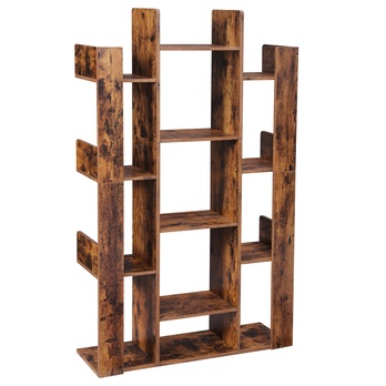 Regál CHRIS hnědá 3