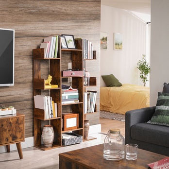 Regál CHRIS hnědá 6