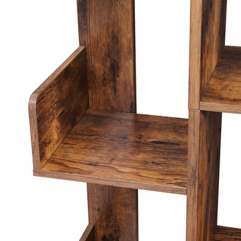 Regál CHRIS hnědá 7