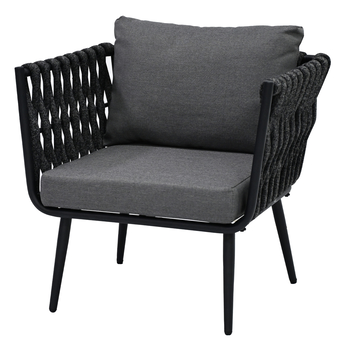 Zahradní set CINDRA šedá/světle šedá 4