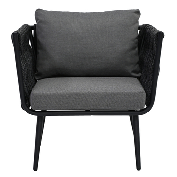 Zahradní set CINDRA šedá/světle šedá 5