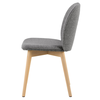 Jídelní židle CINDY šedá/gumovník 2