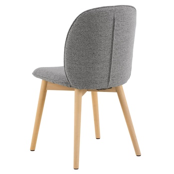 Jídelní židle CINDY šedá/gumovník 3