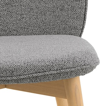 Jídelní židle CINDY šedá/gumovník 6