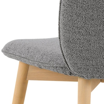 Jídelní židle CINDY šedá/gumovník 7