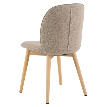 Jídelní židle CINDY béžová/gumovník 3