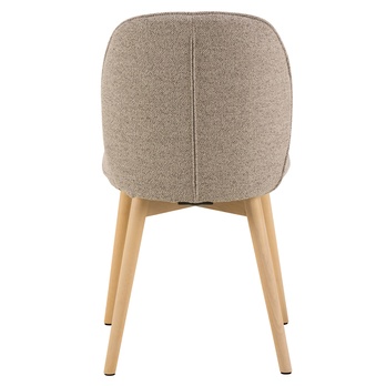 Jídelní židle CINDY béžová/gumovník 4