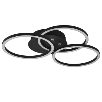 Stropní LED svítidlo CIRCLE černá 1