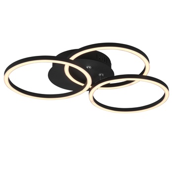 Stropní LED svítidlo CIRCLE černá 3