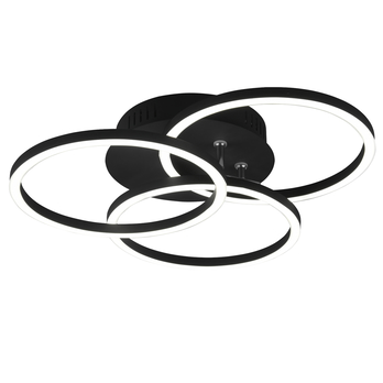 Stropní LED svítidlo CIRCLE černá 4