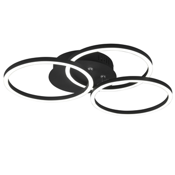 Stropní LED svítidlo CIRCLE černá 5