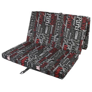 Skládací matrace CITIES černá 2