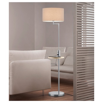 Stojací lampa CLAAS béžová/stříbrná 1