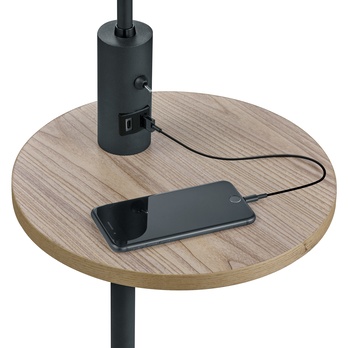 Stojací lampa CLAAS béžová/černá 1