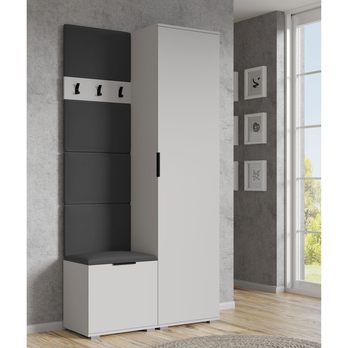 Panel do předsíňové stěny CLAF šedá 1