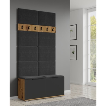 Panel do předsíňové stěny CLAF šedá 2