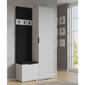 Panel do předsíňové stěny CLAF černá 1