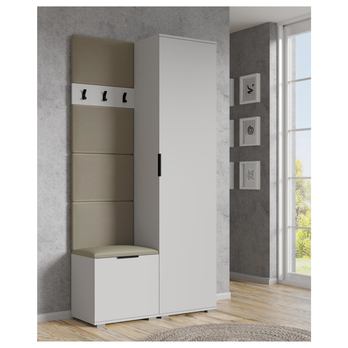 Panel do předsíňové stěny CLAF béžová 1