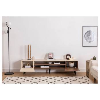 TV komoda CLARK ořech/béžová 4