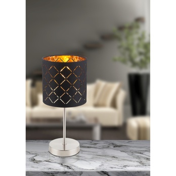 Stolní lampa CLARKE 1 černá/zlatá 1