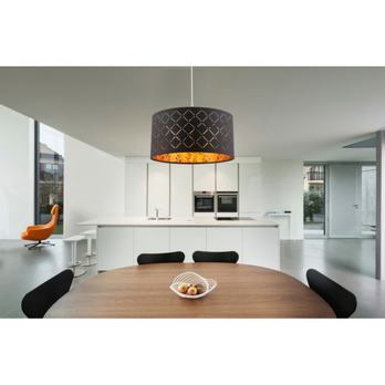 Závěsné svítidlo CLARKE 6 černá/zlatá 1