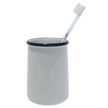 Kelímek na zubní kartáčky CLASSIC šedá 1