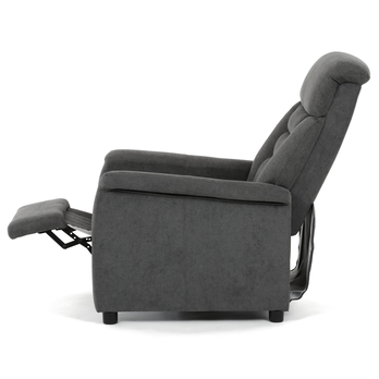 Relaxační křeslo CLEMENT tmavě šedá 6