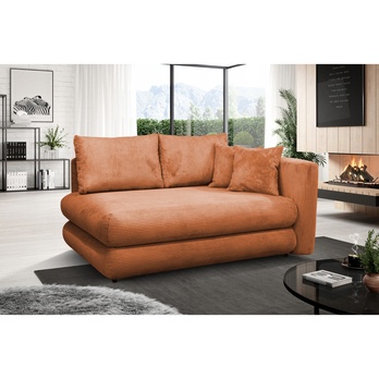 Pohovka/Divan CLEO pravá, oranžová 1