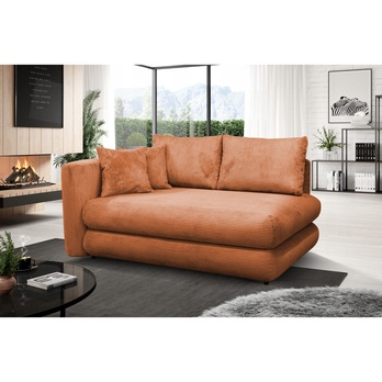 Pohovka/Divan CLEO levá, oranžová 1
