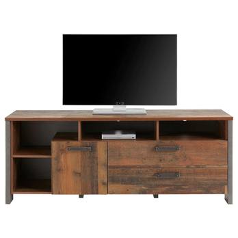 TV komoda CLIF staré dřevo/beton 3