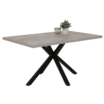 Jídelní set CLLIF II beton/antracitová 6