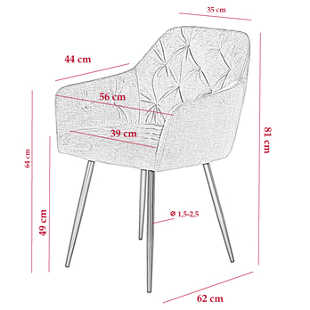 Jídelní set CLLIF II beton/antracitová 7