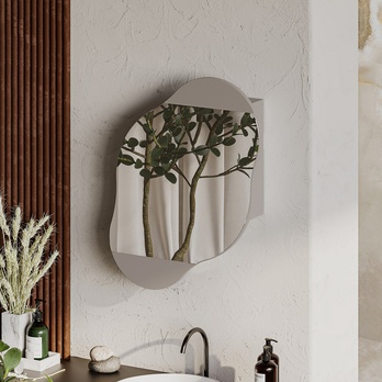 Zrcadlová skříňka CLOUD mocca 2