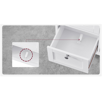 Koupelnová skříňka CLOUDE 1 bílá 3