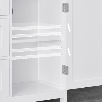 Koupelnová skříňka CLOUDE 1 bílá 4