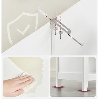 Koupelnová skříňka CLOUDE 2 bílá 5