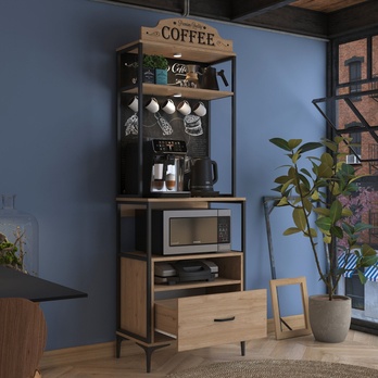 Kávový koutek COFFEE ořech 5