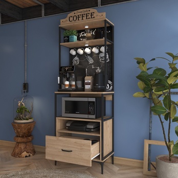 Kávový koutek COFFEE ořech 6