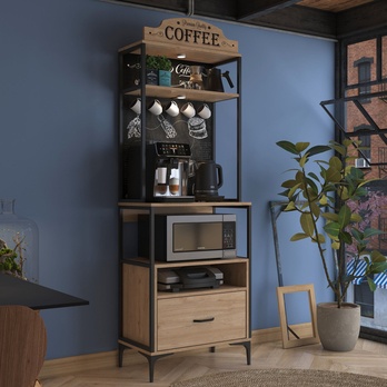 Kávový koutek COFFEE ořech 8