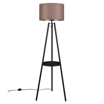 Stojací lampa COLETTE černá/taupe 2