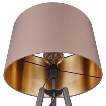 Stojací lampa COLETTE černá/taupe 4