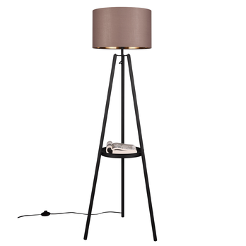 Stojací lampa COLETTE černá/taupe 6