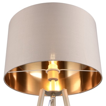 Stojací lampa COLETTE béžová 2