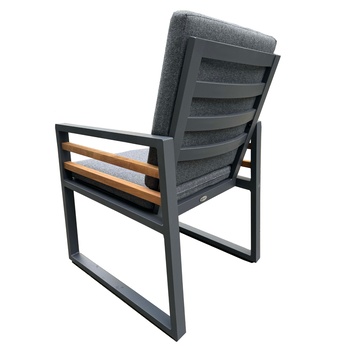 Zahradní sestava COLMAR 2 borovice/šedá/teak 3