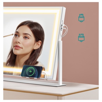 Zrcadlo COMBI 1 bílá 3