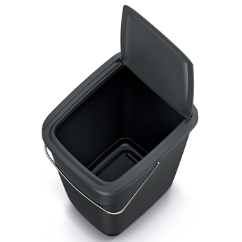 Odpadkový koš COMPACTA Q FLAP černá, 9 L 1